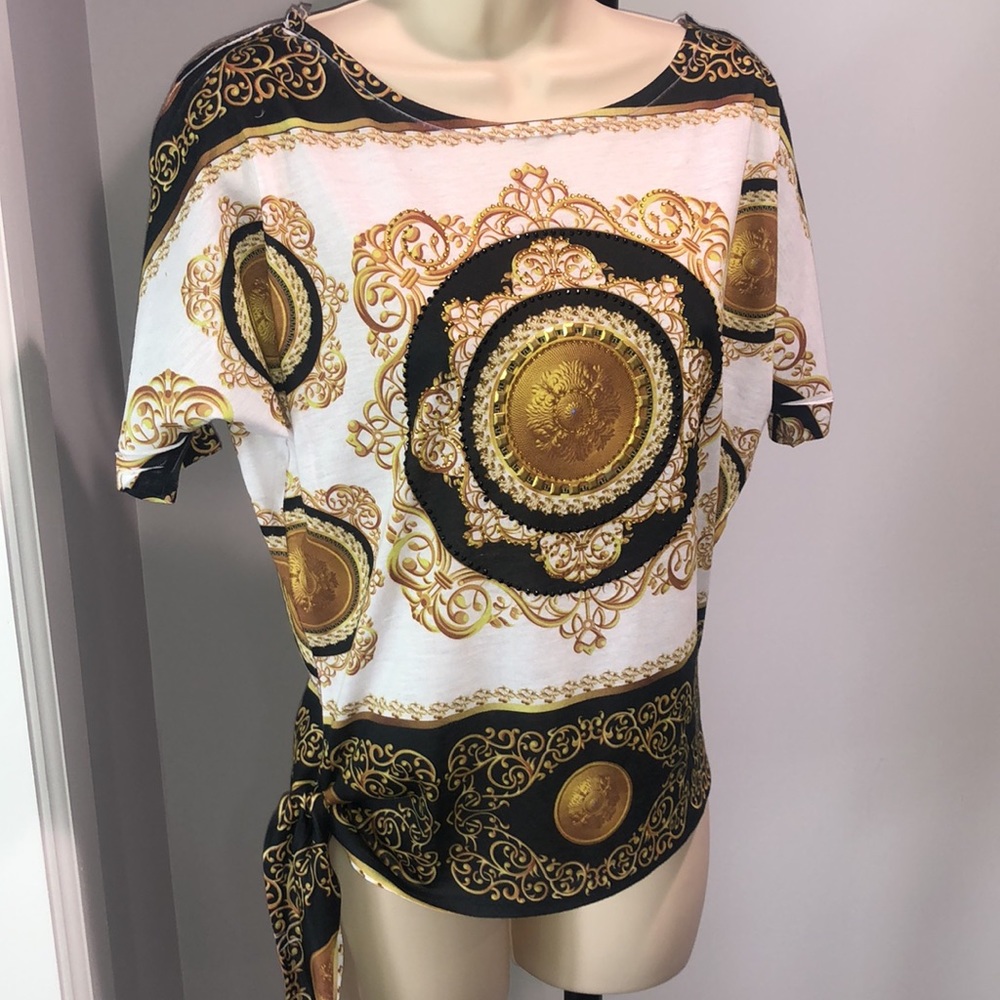 Cache Studded And Beaded Top - image 1